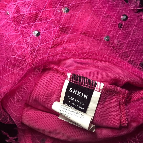 💓Pink Ruffled Crop Top size Large💓 - Picture 11 of 12